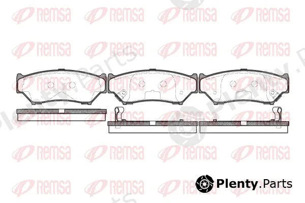 Remsa 0389.12 — Brake Pad Set, disc brake