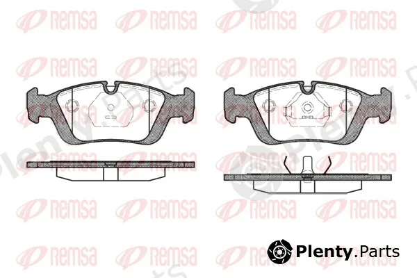 Remsa 0384.00 — Brake Pad Set, disc brake