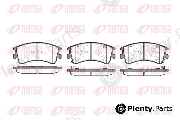 Remsa 0970.02 — Brake Pad Set, disc brake