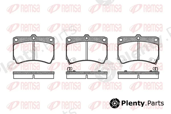 Remsa 0212.12 — Brake Pad Set, disc brake