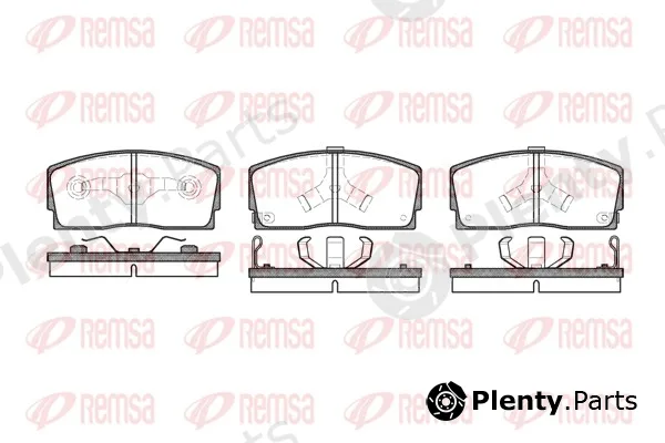 Remsa 0254.02 — Brake Pad Set, disc brake