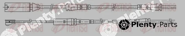Remsa 001206 — Warning Contact, brake pad wear
