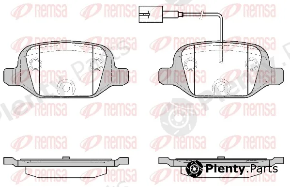 Remsa 0727.12 — Brake Pad Set, disc brake