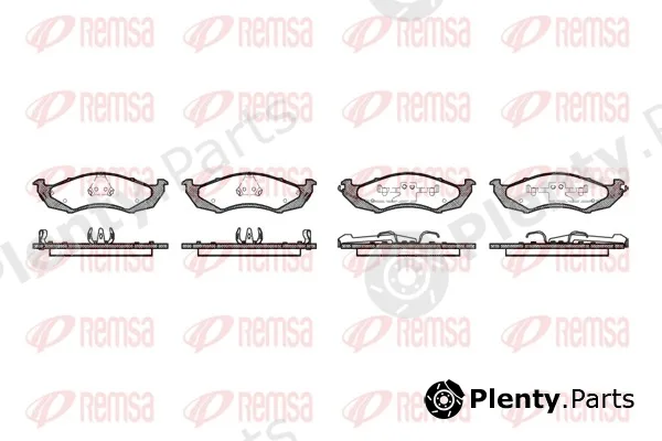 Remsa 0568.02 — Brake Pad Set, disc brake