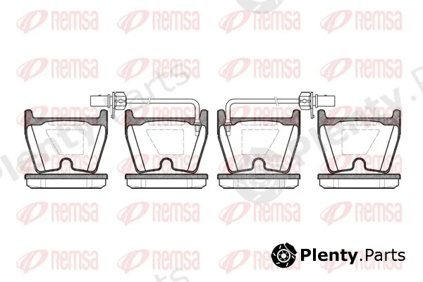 Remsa 0896.02 — Brake Pad Set, disc brake