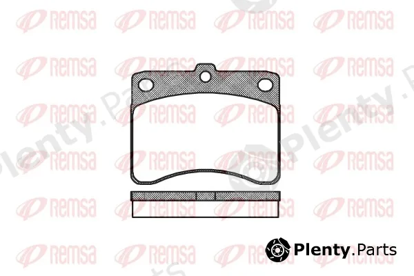 Remsa 0232.00 — Brake Pad Set, disc brake