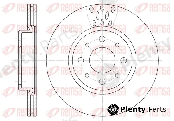 Remsa 6189.10 — Brake Disc