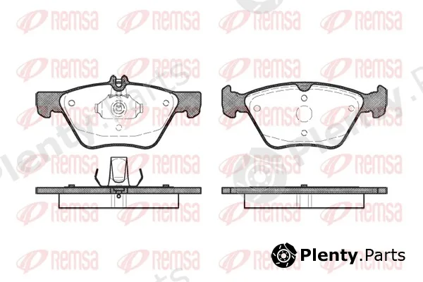 Remsa 0601.00 — Brake Pad Set, disc brake
