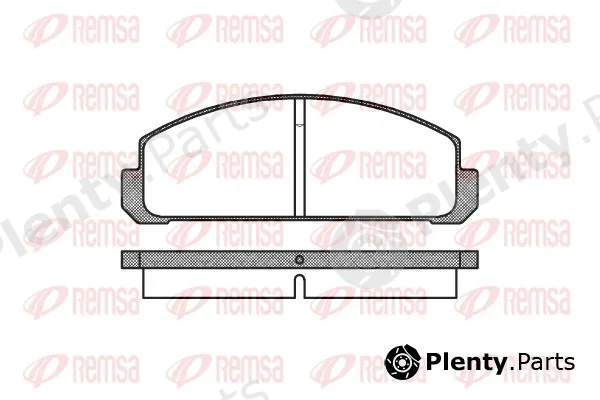 Remsa 0099.20 — Brake Pad Set, disc brake