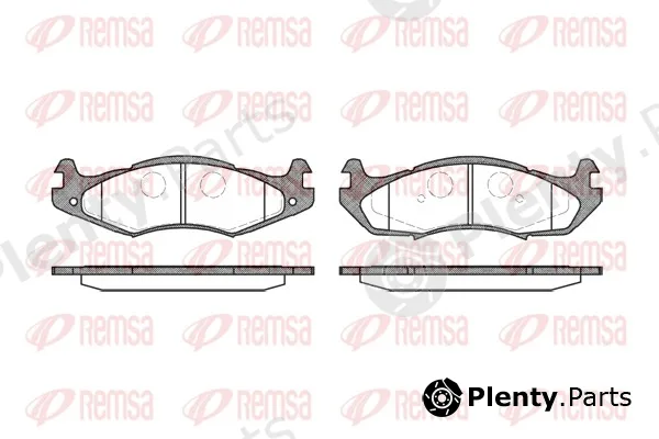 Remsa 0463.00 — Brake Pad Set, disc brake