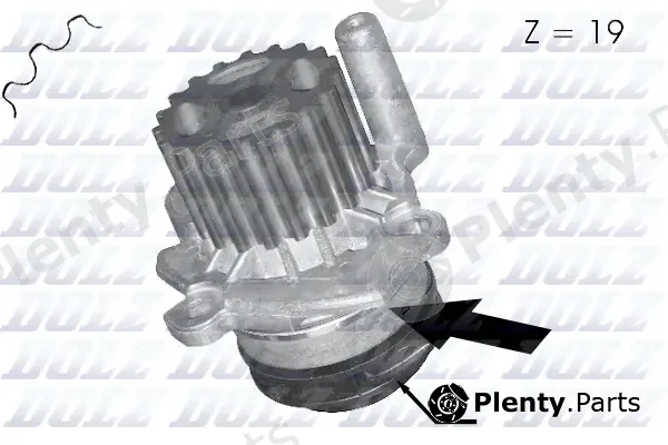Dolz A204 — Water Pump, engine cooling