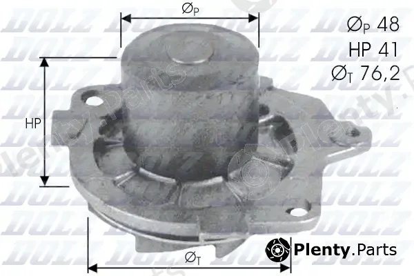 Dolz S314 — Water Pump, engine cooling