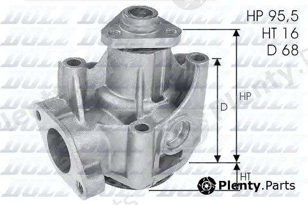 Dolz L135 — Water Pump, engine cooling