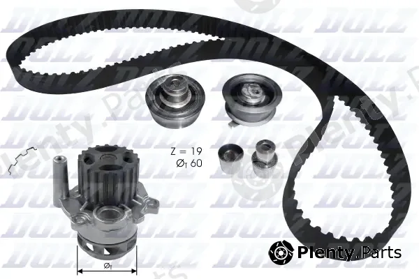 Dolz KD104 — Water Pump & Timing Belt Kit