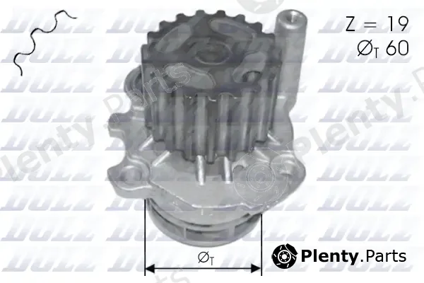 Dolz A196 — Water Pump, engine cooling