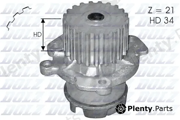 Dolz L124 — Water Pump, engine cooling
