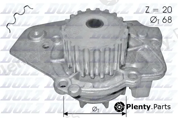 Dolz N206 — Water Pump, engine cooling