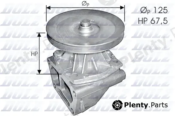 Dolz S124 — Water Pump, engine cooling