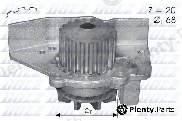 Dolz C118 — Water Pump, engine cooling