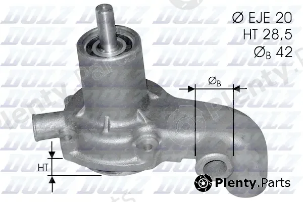 Dolz B110SP — Water Pump, engine cooling