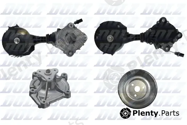 Dolz KD173T — Water Pump + V-Ribbed Belt Kit