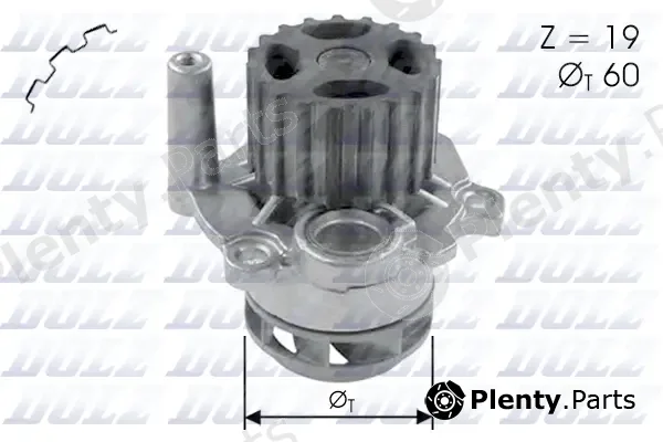 Dolz A197 — Water Pump, engine cooling