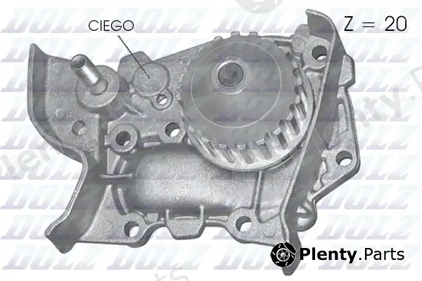 Dolz R214 — Water Pump, engine cooling