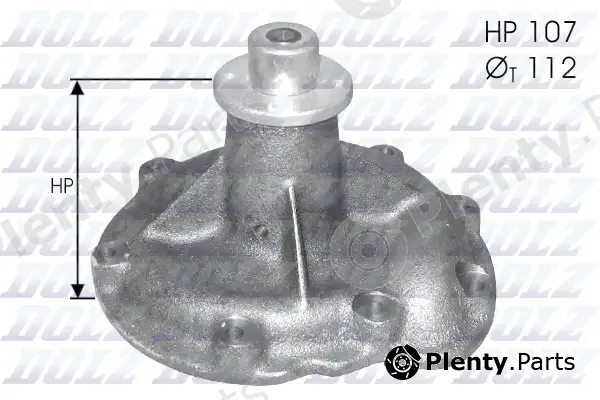 Dolz I104 — Water Pump, engine cooling
