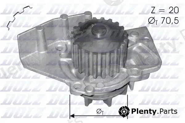 Dolz C120 — Water Pump, engine cooling
