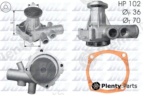Dolz A142 — Water Pump, engine cooling