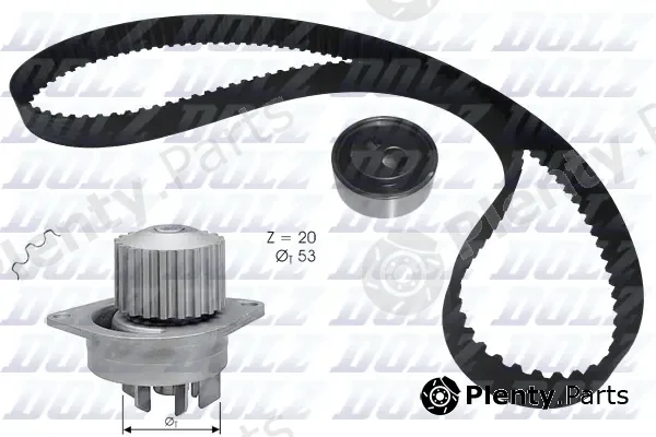 Dolz KD120 — Water Pump & Timing Belt Kit