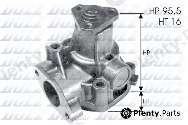 Dolz L155 — Water Pump, engine cooling