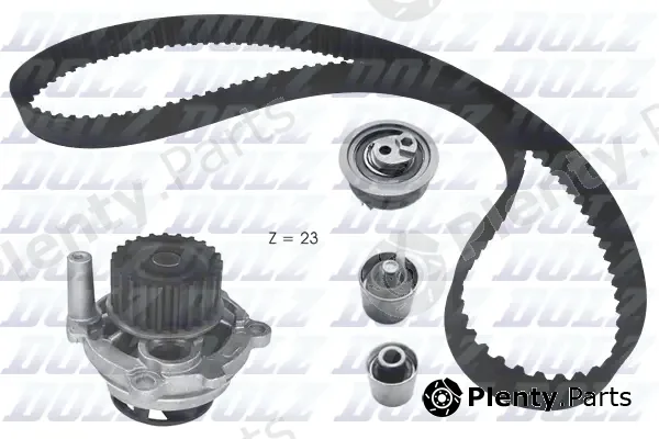 Dolz KD166 — Water Pump & Timing Belt Kit
