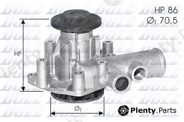 Dolz A144 — Water Pump, engine cooling
