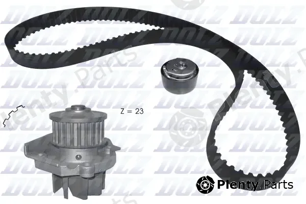 Dolz KD161 — Water Pump & Timing Belt Kit