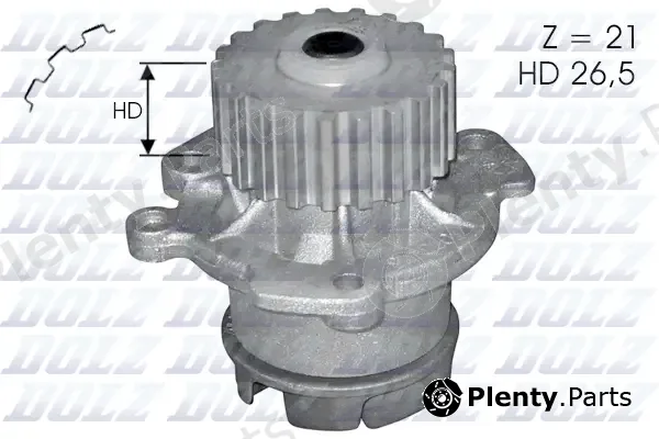 Dolz L123 — Water Pump, engine cooling