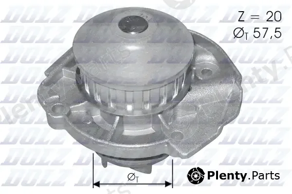 Dolz S161 — Water Pump, engine cooling