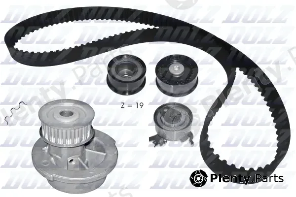 Dolz KD124 — Water Pump & Timing Belt Kit