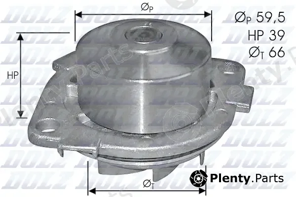 Dolz S211 — Water Pump, engine cooling