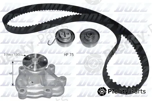 Dolz KD142 — Water Pump & Timing Belt Kit