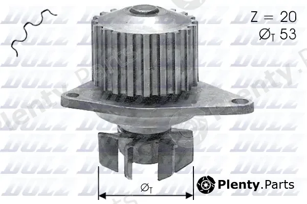 Dolz C110 — Water Pump, engine cooling