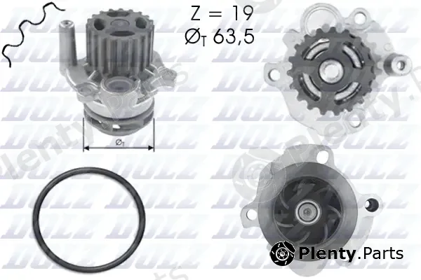 Dolz A193 — Water Pump, engine cooling