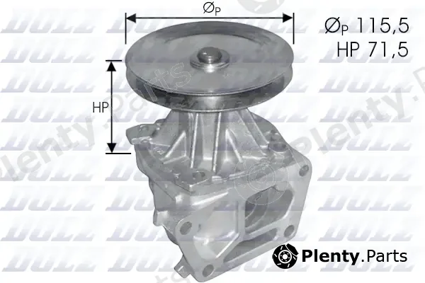Dolz S136 — Water Pump, engine cooling