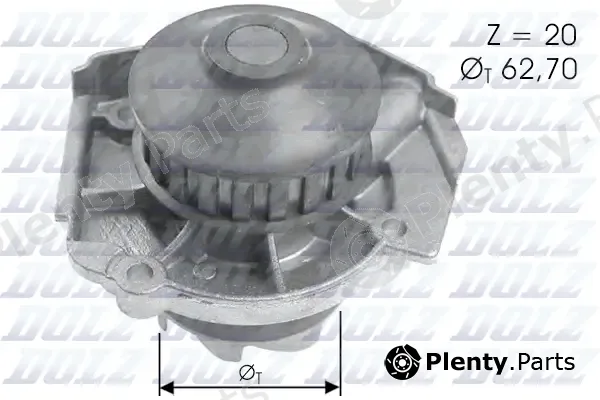 Dolz S361 — Water Pump, engine cooling