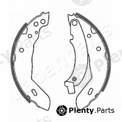 Japanparts GF-0718AF — Brake Shoe Set