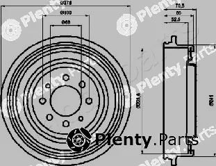 Japanparts TA-0703 — Brake Drum