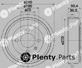 Japanparts TA-0902 — Brake Drum