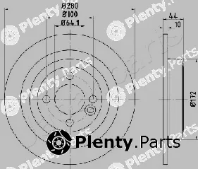 Japanparts DP-0133 — Brake Disc