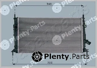 Japanparts RDA053081 — Radiator, engine cooling