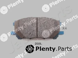 Japanparts PA-209AF — Brake Pad Set, disc brake
